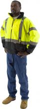 Majestic Glove 75-1311/L - Hi-Viz Waterproof Jacket w Removable Liner, ANSI 3