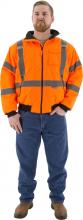 Majestic Glove 75-1332/X3 - Hi-Viz Waterproof Jacket, ANSI 3 & CSA Z97