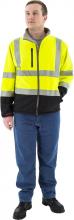 Majestic Glove 75-1371/L - Hi-Viz Water Resistant Softshell Jacket & Liner, ANSI 3