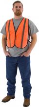 Majestic Glove 75-3004 - Site Safety Mesh Vest, Orange, NON ANSI