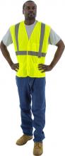 Majestic Glove 75-3203/L - Hi-Viz Mesh Vest, ANSI 2