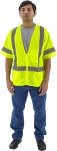 Majestic Glove 75-3313/L - Hi-Viz Mesh Vest, ANSI 3
