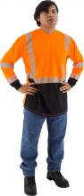 Majestic Glove 75-5258/L - Hi-Viz Shirt with Reflective Chainsaw Striping, ANSI 2