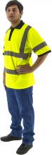 Majestic Glove 75-5311/L - Hi-Viz Short Sleeve Polo Shirt, ANSI 3