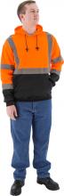 Majestic Glove 75-5328/L - Hi-Viz Hooded Pullover Sweatshirt, ANSI 3