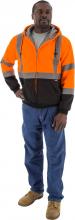 Majestic Glove 75-5332/L - Hi-Viz Hooded Sweatshirt with TEFLONÂ®, ANSI 3