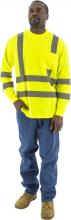 Majestic Glove 75-5355/L - Hi-Viz Long Sleeve Shirt, ANSI 3