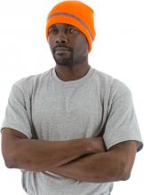 Majestic Glove 75-8202 - Hi-Viz Beanie with Reflective Striping