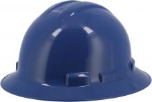 Majestic Glove 87-1255BLU - Full Brim Hard Hat with 6 Point Suspension