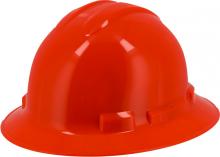 Majestic Glove 87-1255HVO - Full Brim Hard Hat with 6 Point Suspension