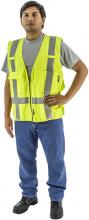 Majestic Glove 95997Y/L - BlazeTEXÂ® FR High Visibility Safety Vest, ANSI 2, R
